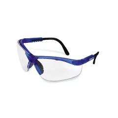 Breeze, Blue Frame/Clear Lens Safety Glasses